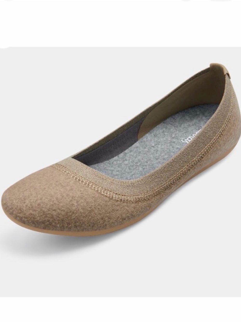 Allbirds Women's Wool Breezers Hazy Beige Size 7 NWT